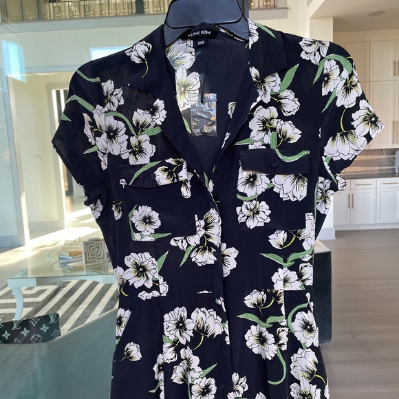 NWT Anthropologie Tara silk maxi dress XS - Picture 1 of 5